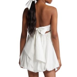 BP Strapless White Mini Dress